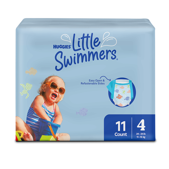 Pañales Huggies Little Swimmers Talla M, 11uds